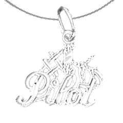 14K or 18K Gold #1 Pilot Pendant