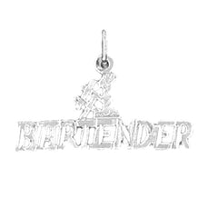 14K or 18K Gold #1 Bartender Pendant