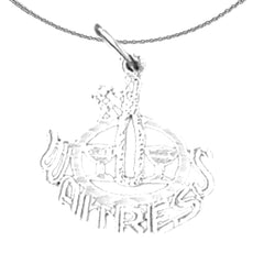 14K or 18K Gold #1 Waitress Pendant