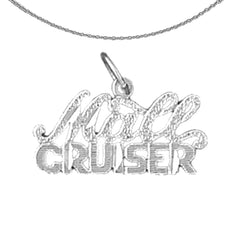 14K oder 18K Gold Mall Cruiser Spruch Anhänger