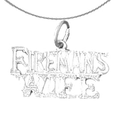 14K or 18K Gold Fireman's Wife Pendant
