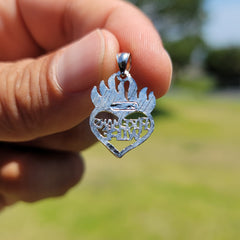 14K or 18K Gold Fireman's Wife Pendant