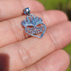 14K or 18K Gold Fireman's Wife Pendant