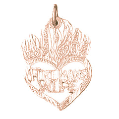 14K or 18K Gold Fireman's Wife Pendant