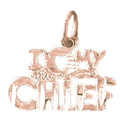 14K or 18K Gold I Love My Chief Pendant