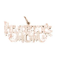 14K or 18K Gold Policeman's Mom Pendant