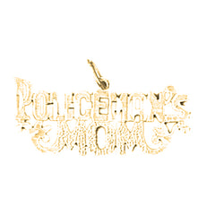 14K or 18K Gold Policeman's Mom Pendant
