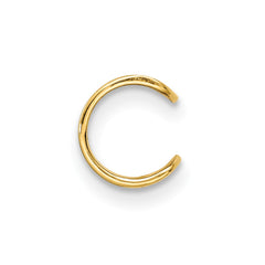 10K Yellow Gold Polished Single Ear Cuff