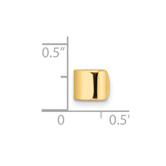 Ear Cuff de oro amarillo de 10 quilates pulido