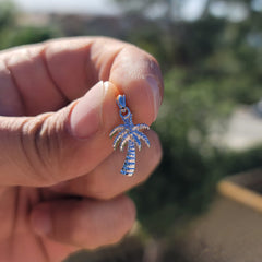 14K or 18K Gold Palm Tree Pendant