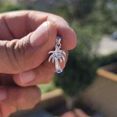 14K or 18K Gold Palm Tree Pendant