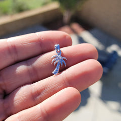 14K or 18K Gold Palm Tree Pendant