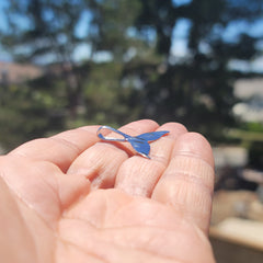 14K or 18K Gold Whale Tale Pendant