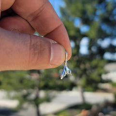 14K or 18K Gold Whale Tale Pendant