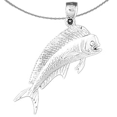 14K or 18K Gold Mahi-mahi Pendant