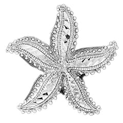 14K or 18K Gold Starfish Pendant