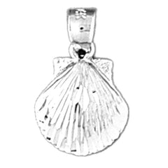 14K or 18K Gold Shell Pendant
