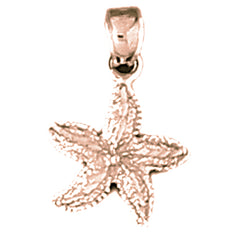 14K or 18K Gold Starfish Pendant