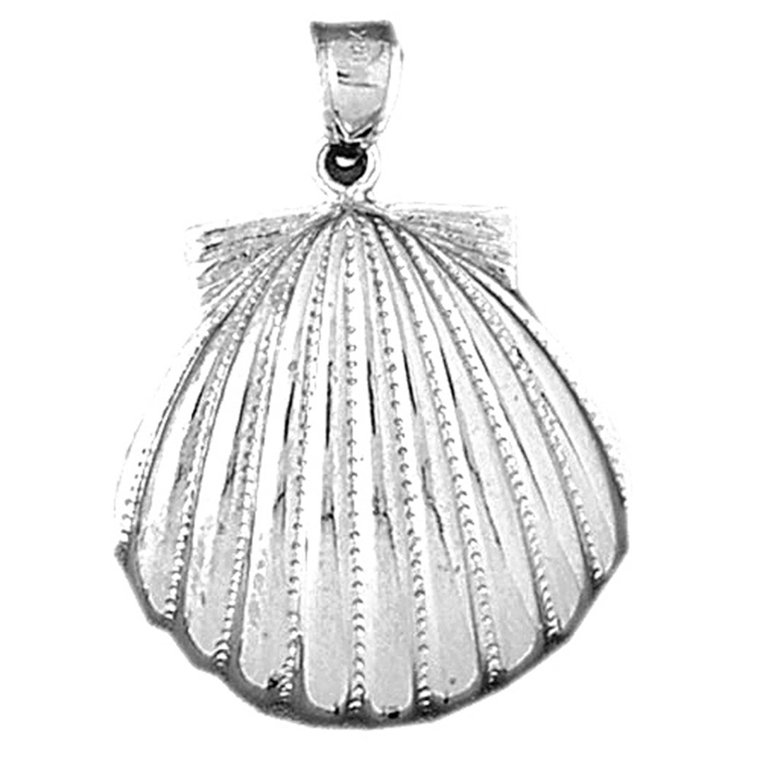14K or 18K Gold Sea Shell Pendant