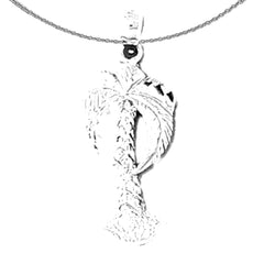 14K oder 18K Gold Palmenanhänger