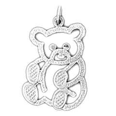 14K or 18K Gold Teddy Bear Pendant