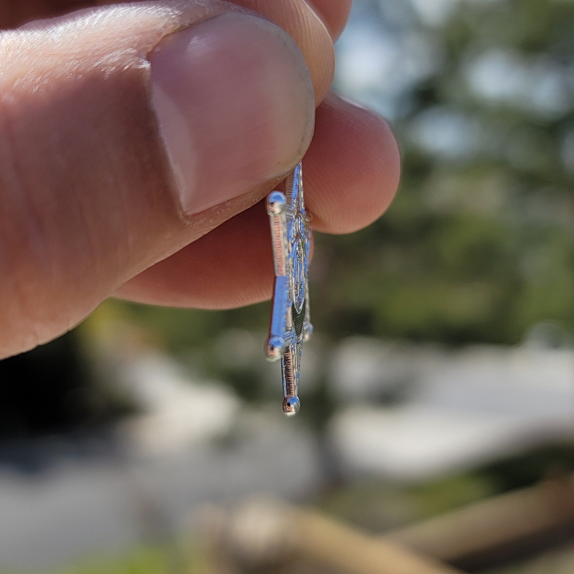 14K or 18K Gold Sheriff Badge Pendant