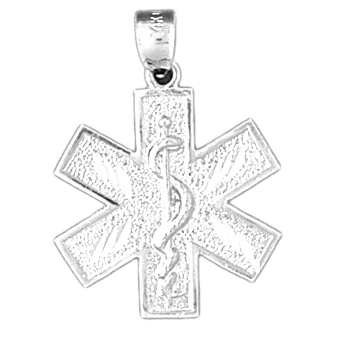 14K or 18K Gold Star of Life Symbol Pendant