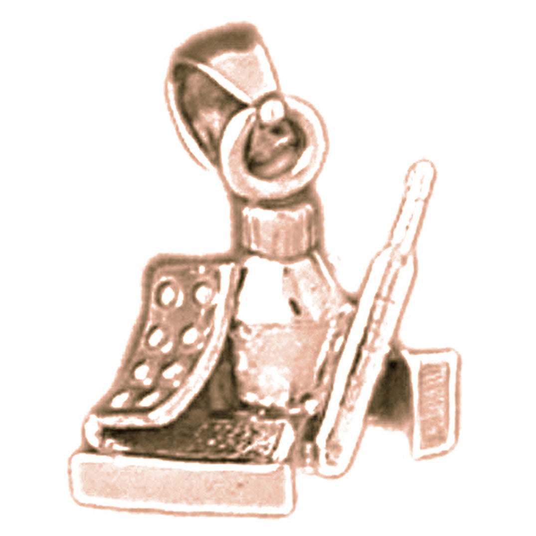 14K or 18K Gold 3D Medical Tools Pendant