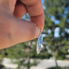 14K oder 18K Gold Spitzen-Maskenball-Maskenanhänger