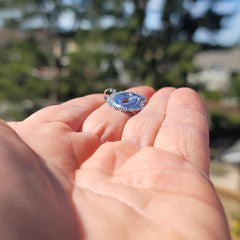 14K oder 18K Gold Spitzen-Maskenball-Maskenanhänger