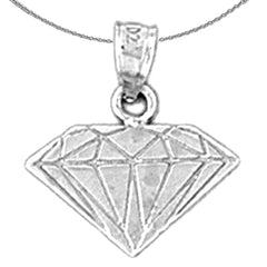 14K oder 18K Gold Diamant Anhänger