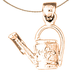 Gießeimer-Anhänger aus 14 Karat oder 18 Karat Gold