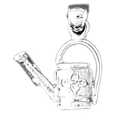 14K or 18K Gold Watering Bucket Pendant