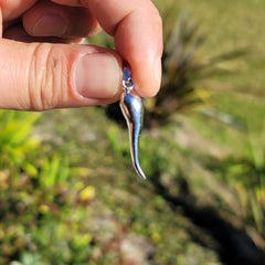 14K or 18K Gold 3D Cornicello / Italian Horn Pendant