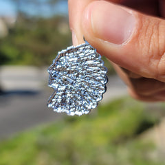 Colgante de cabeza de indio en oro de 14 quilates o 18 quilates