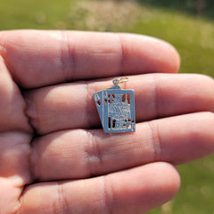 Colgante de Jack, As y Jack en oro de 14 quilates o 18 quilates