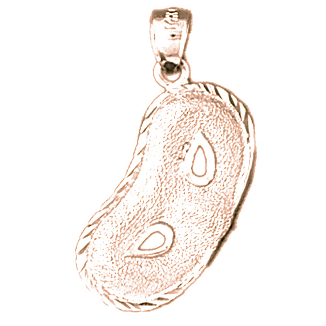 14K or 18K Gold Masquerade Mask Pendant