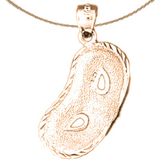 14K oder 18K Gold Maskenmaskenanhänger