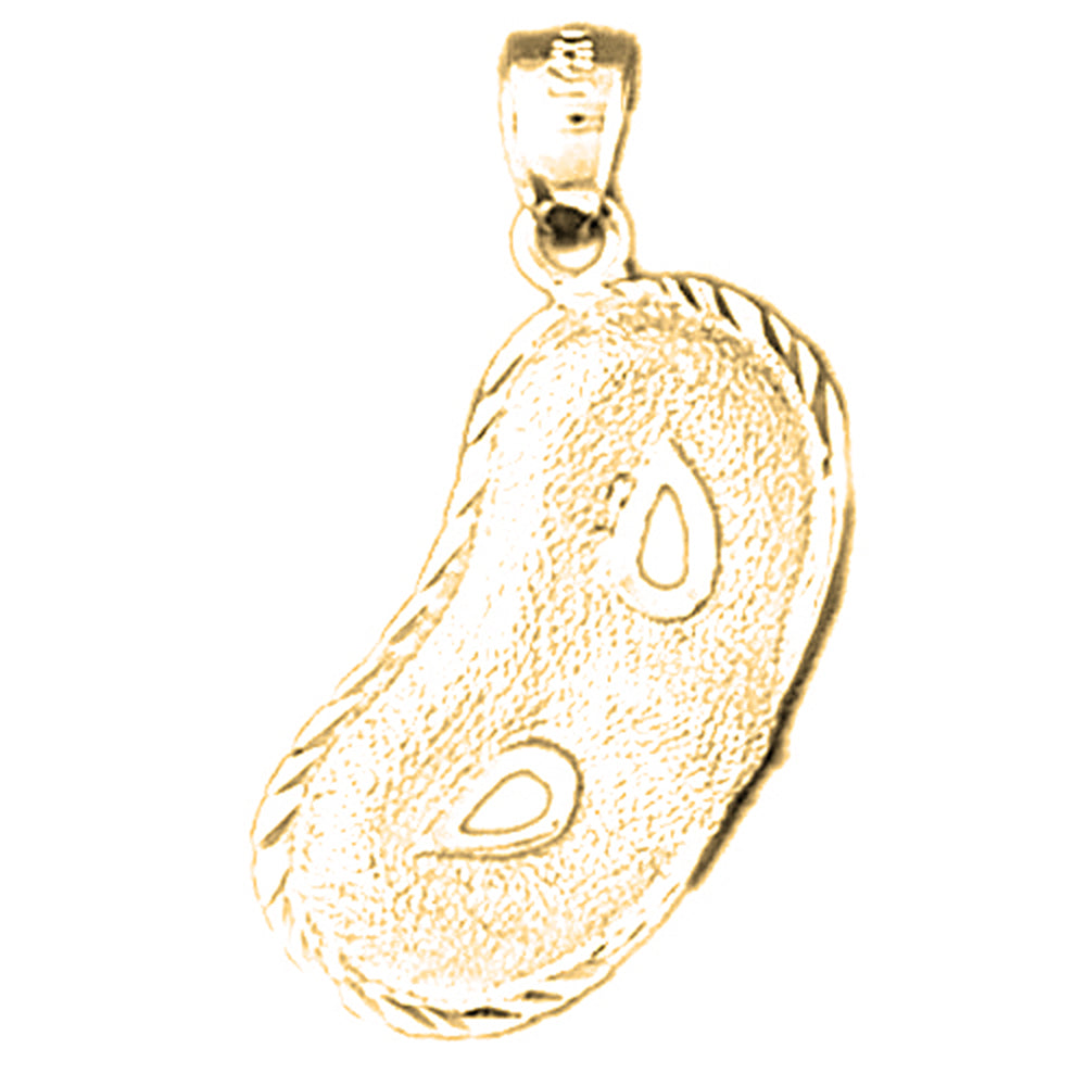 14K or 18K Gold Masquerade Mask Pendant