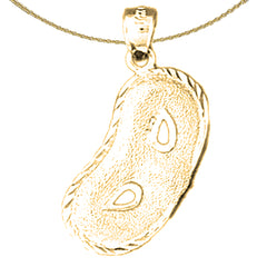 14K oder 18K Gold Maskenmaskenanhänger