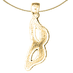 14K oder 18K Gold Maskenmaskenanhänger