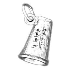 14K or 18K Gold 3D Cheering Megaphone Pendant