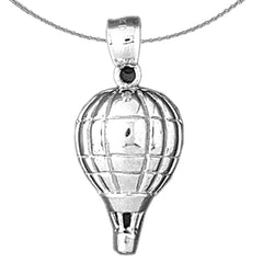 14K or 18K Gold Hot Air Balloon Pendant