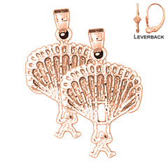 14K or 18K Gold Parachute Earrings