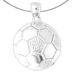 14K or 18K Gold Soccer Ball Pendant