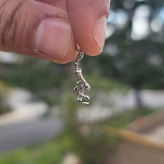 14K or 18K Gold Snowboarding Pendant