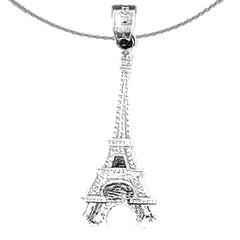 14K or 18K Gold Eiffel Tower Pendant