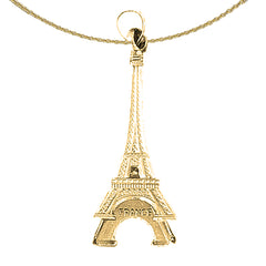 14K or 18K Gold Eiffel Tower Pendant