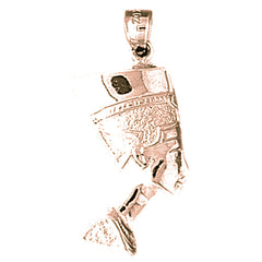 14K or 18K Gold Egyptian Pharaoh Pendant
