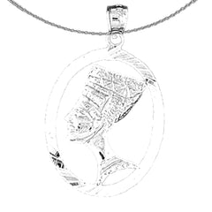 Colgante de faraón egipcio de oro de 14 quilates o 18 quilates